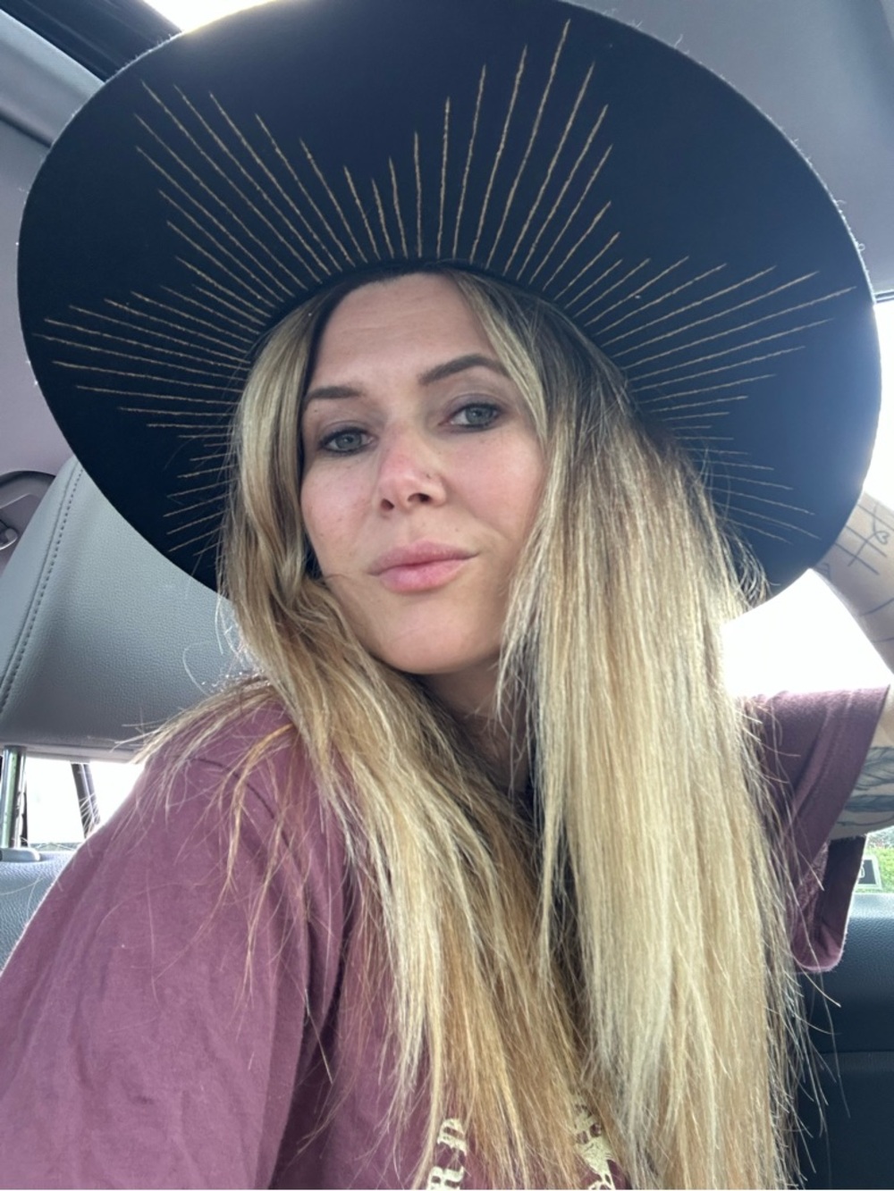 Nwt Luna bloom hat black - Picture 4 of 4